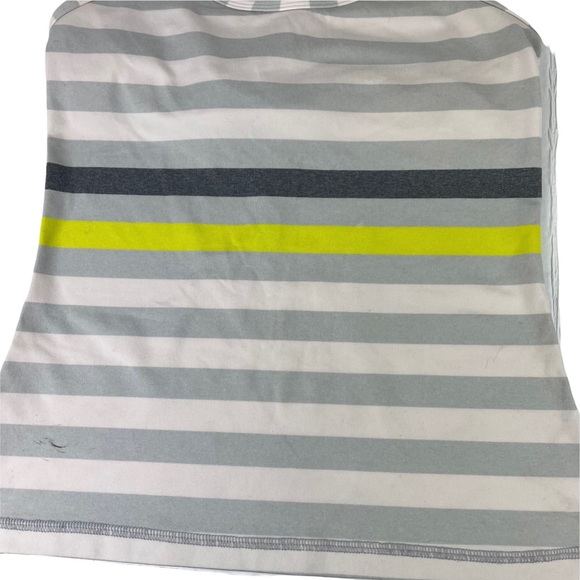 Lululemon Racerback Woman’s Power Y Tank Top Shirt Striped Yellow Sz 6 Athletica - Picture 13 of 16